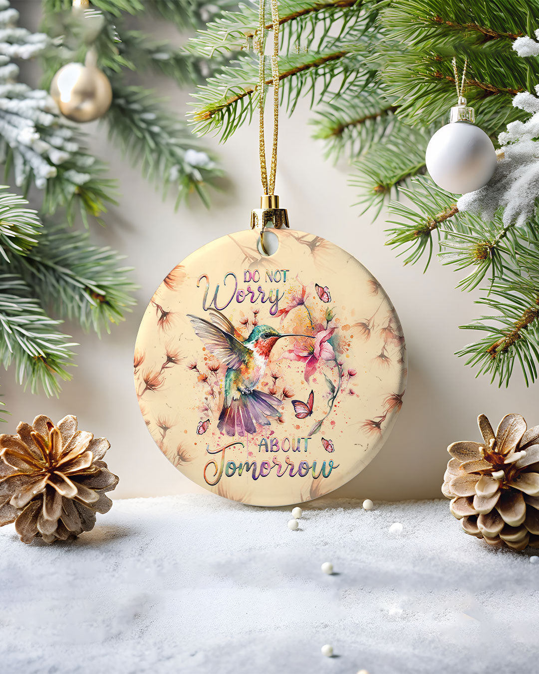 Do Not Worry About Tomorrow Ornament & Keychain - Yhhg2708257