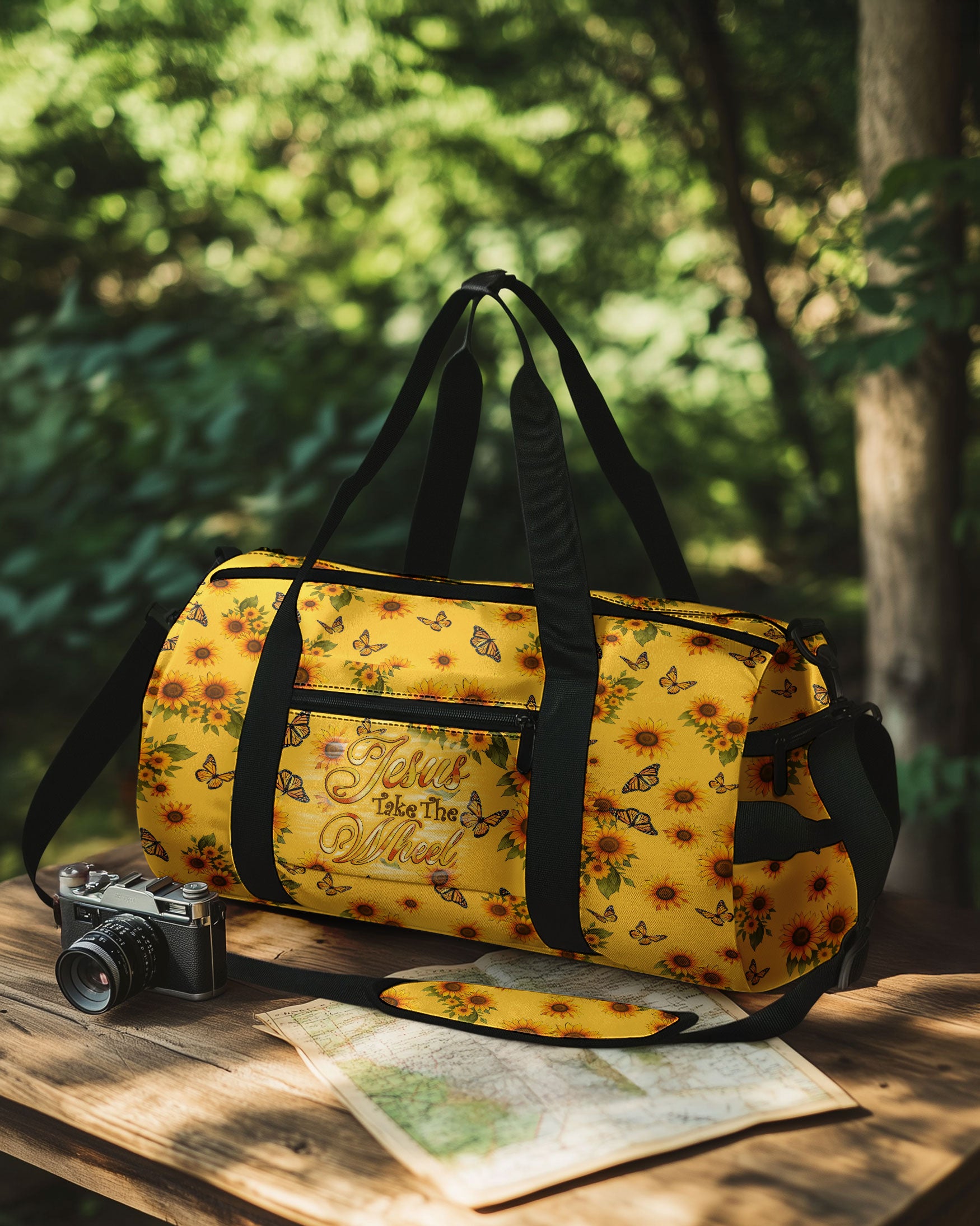 Jesus Take The Wheel Sunflowers Travelling Bag - Tyqy2208254