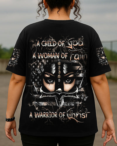 A Child Of God A Woman Of Faith Women's All Over Print Shirt - Yhhg0608252