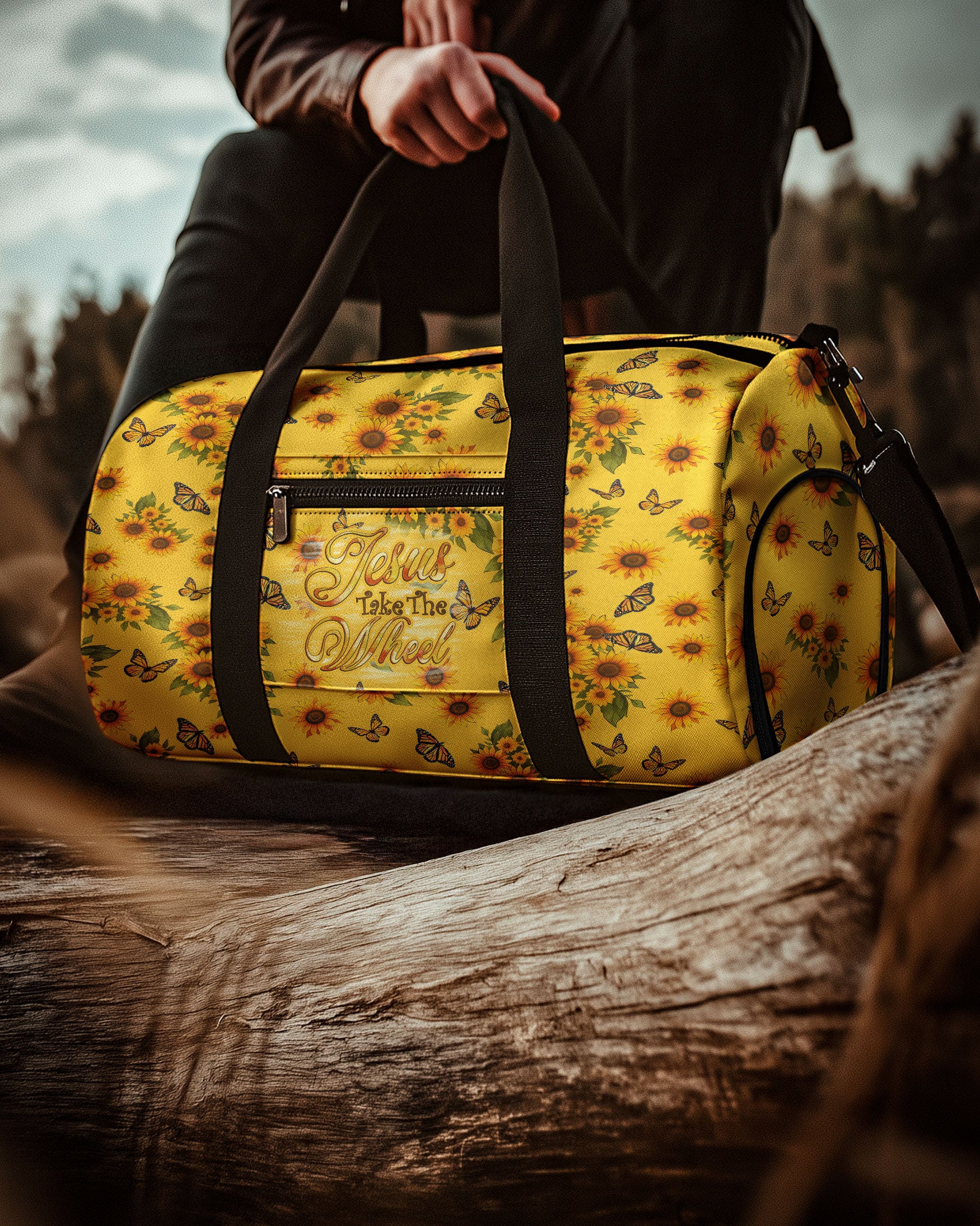 Jesus Take The Wheel Sunflowers Travelling Bag - Tyqy2208254