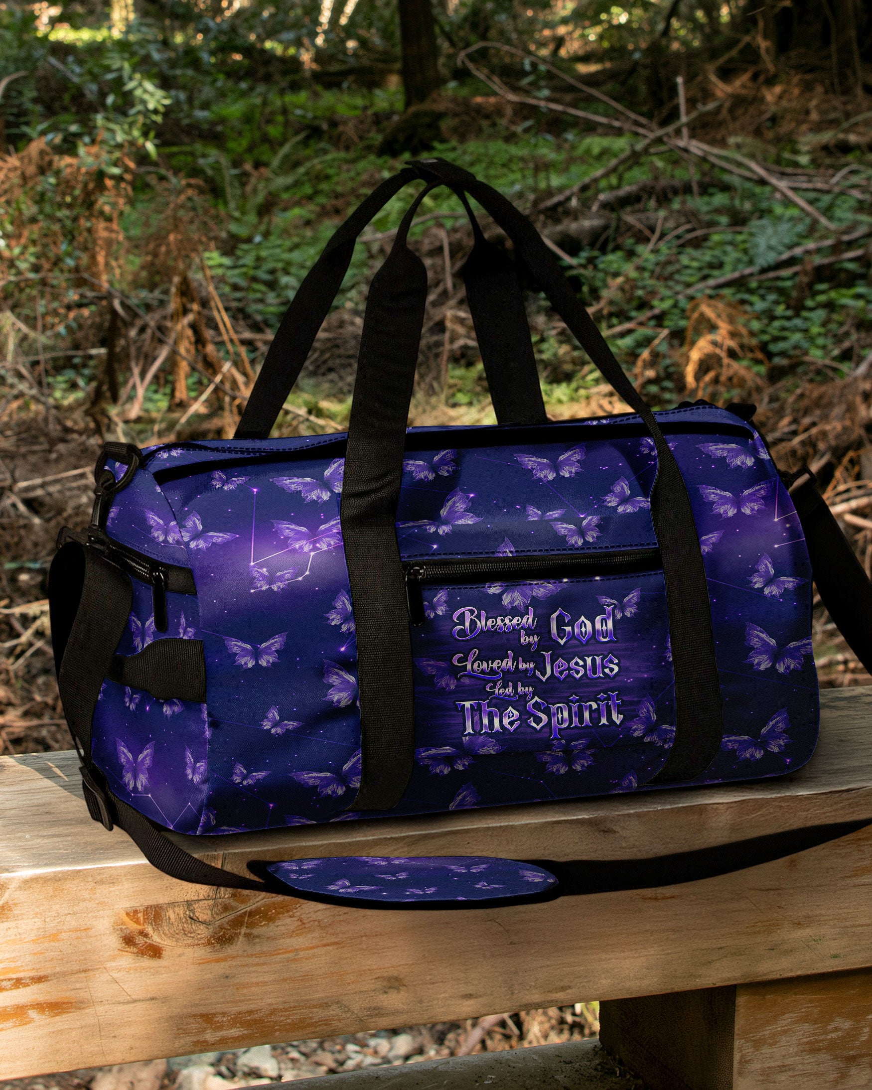 Blessed By God Loved By Jesus Lion Travelling Bag - Tyqy2508252