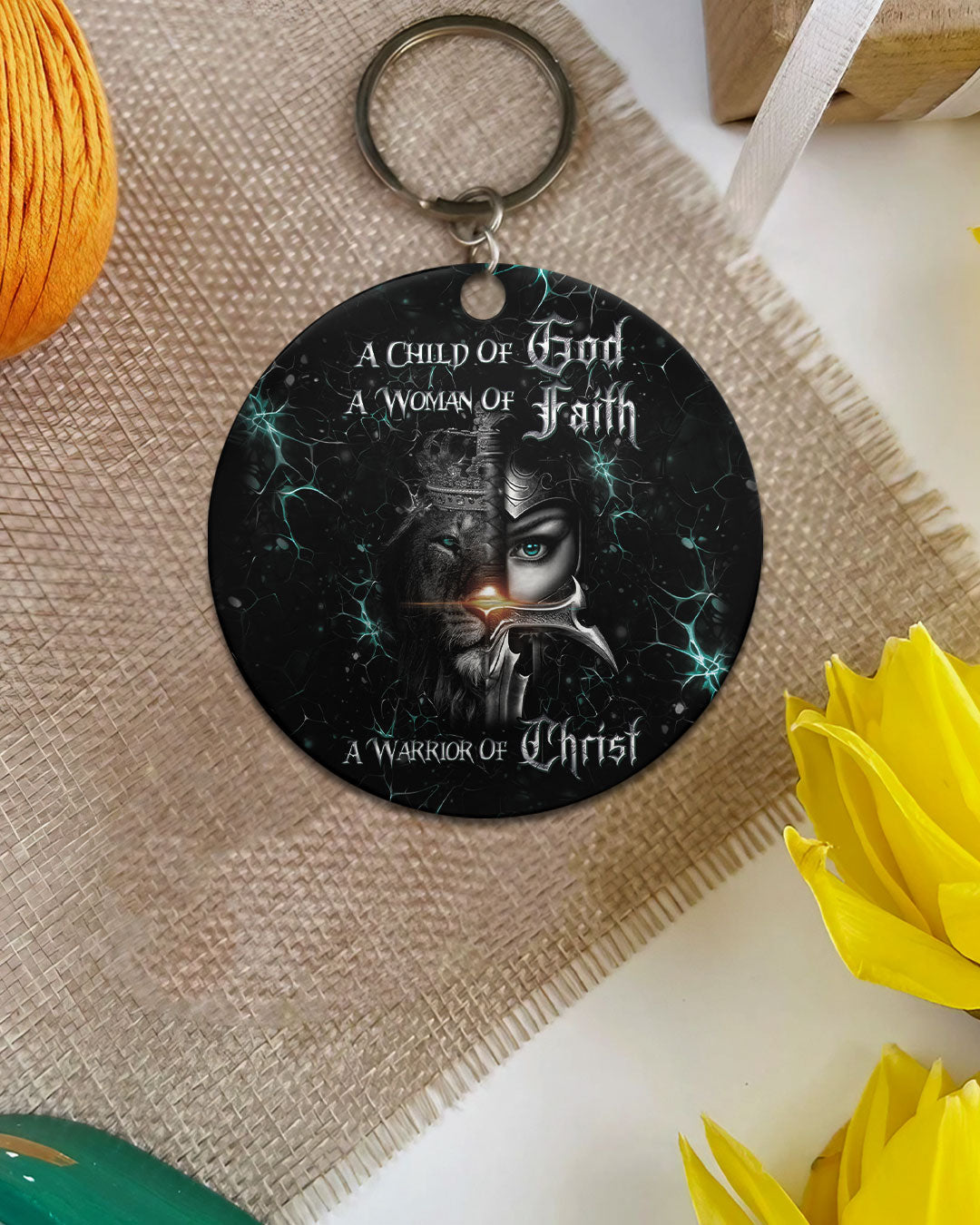 A Child Of God A Woman Of Faith Ornament & Keychain - Yhhg1709257