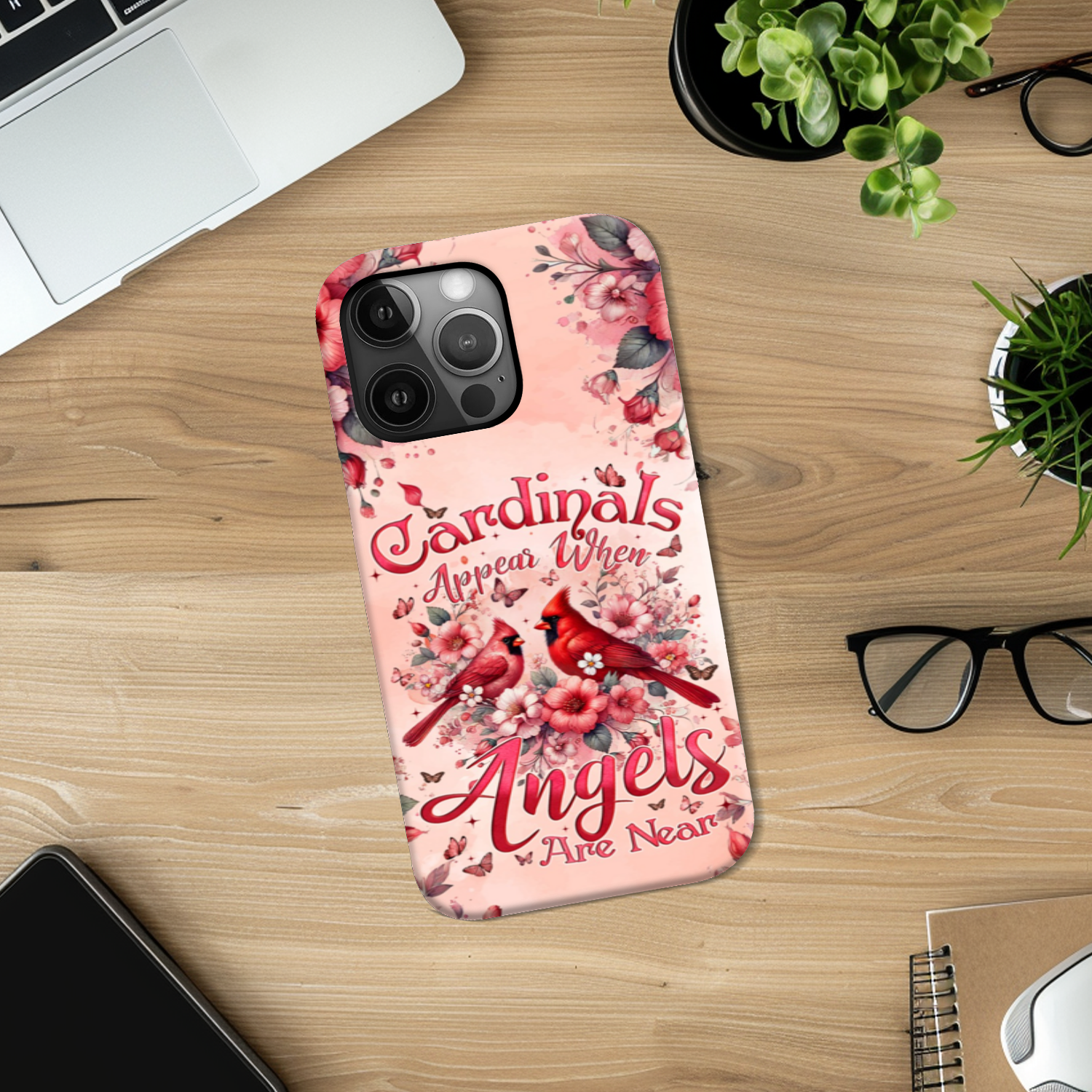 When Cardinals Appear Angels Are Near Phone Case - Tyqy1802243