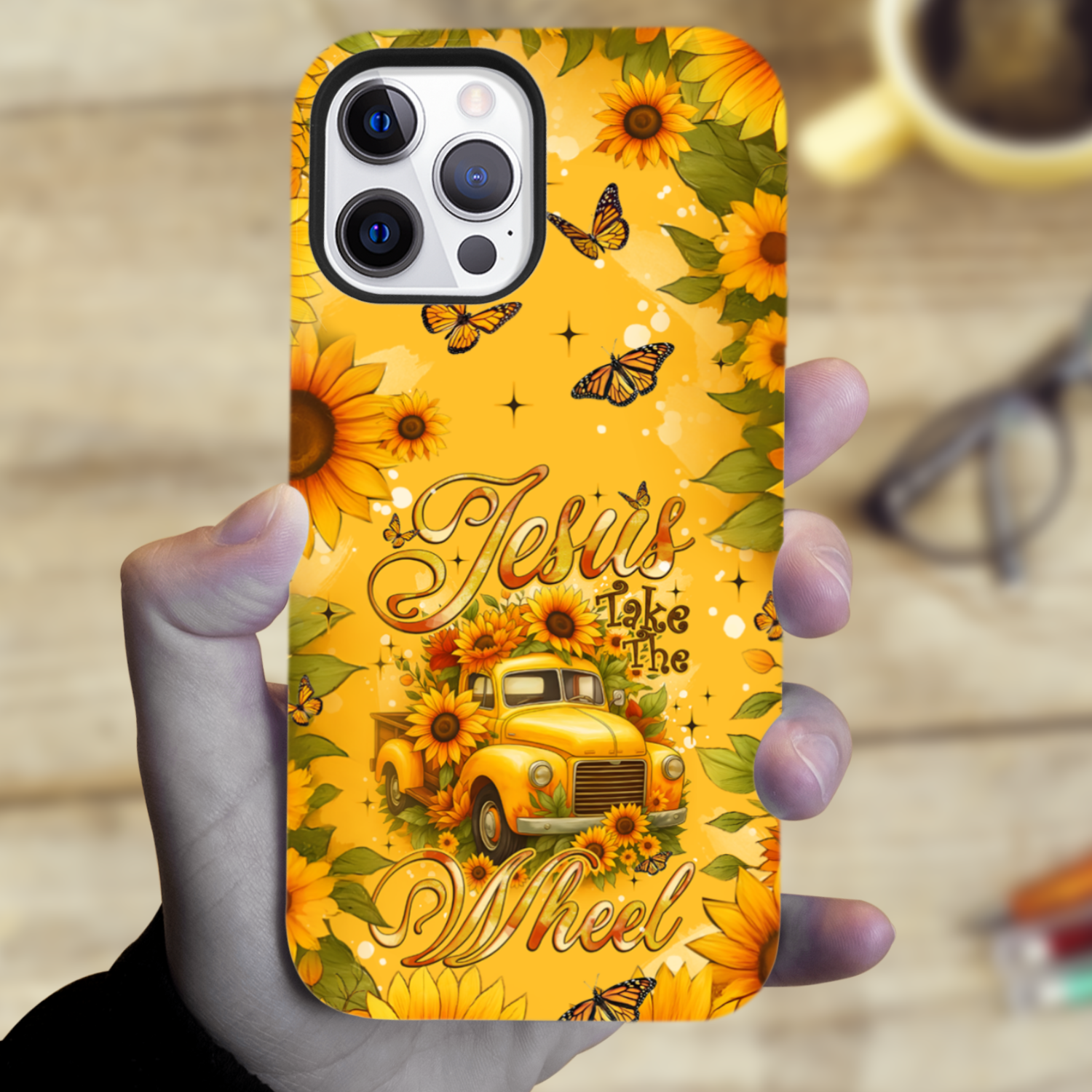 Jesus Take The Wheel Sunflowers Phone Case - Tyqy2308251