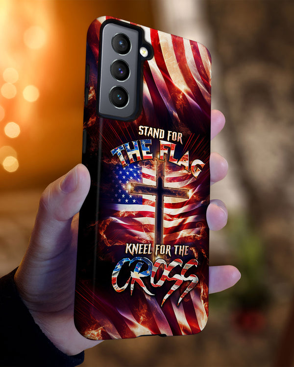 Stand For The Flag Kneel For The Cross Phone Case - Tlno0308231
