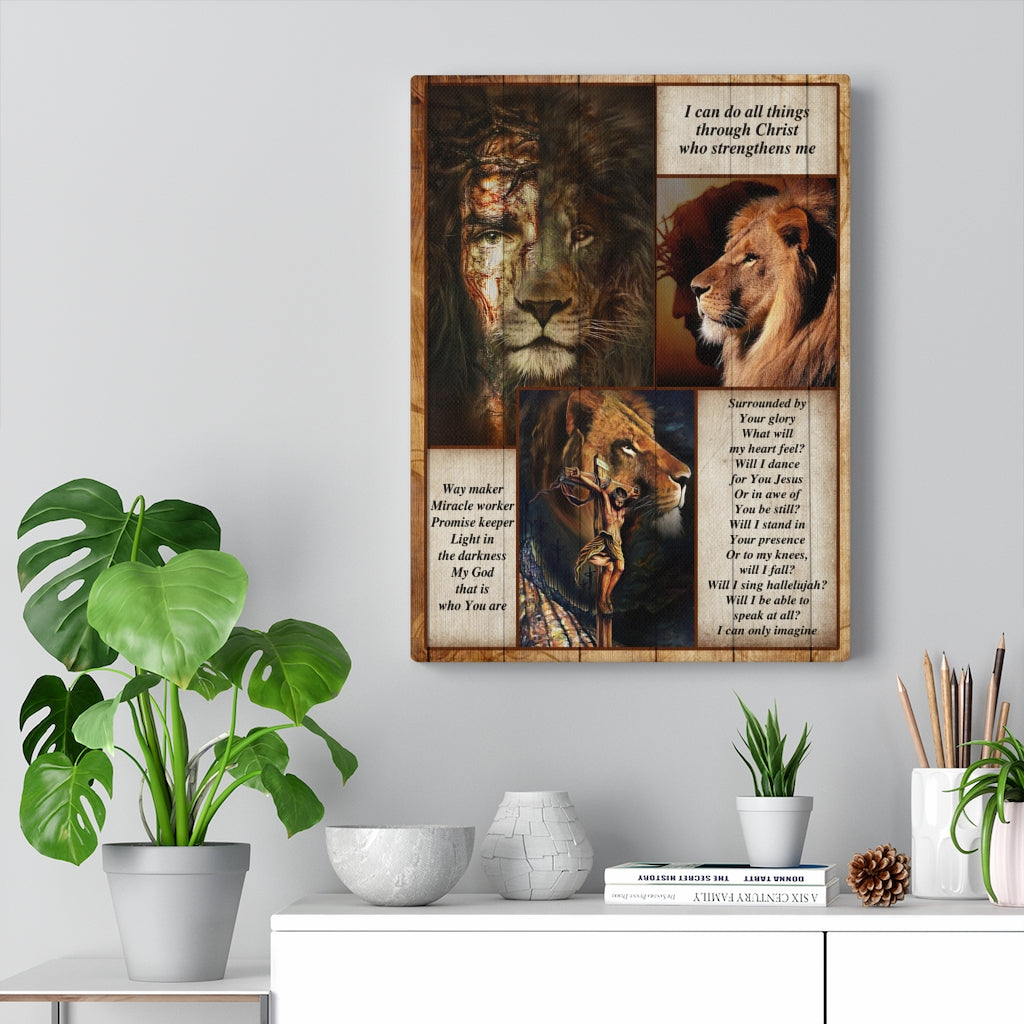 Jesus Lion Canvas - Tlno2809215