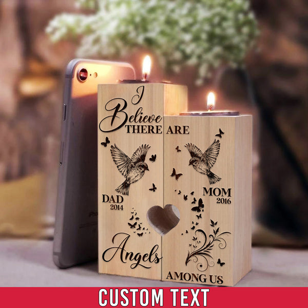 Personalized Angels  Among Us  Heart Candles Holder - Tlnh2212202