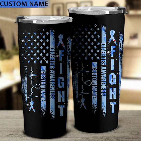 Personalized Diabetes Awareness Tumbler - Lahn1009216ki