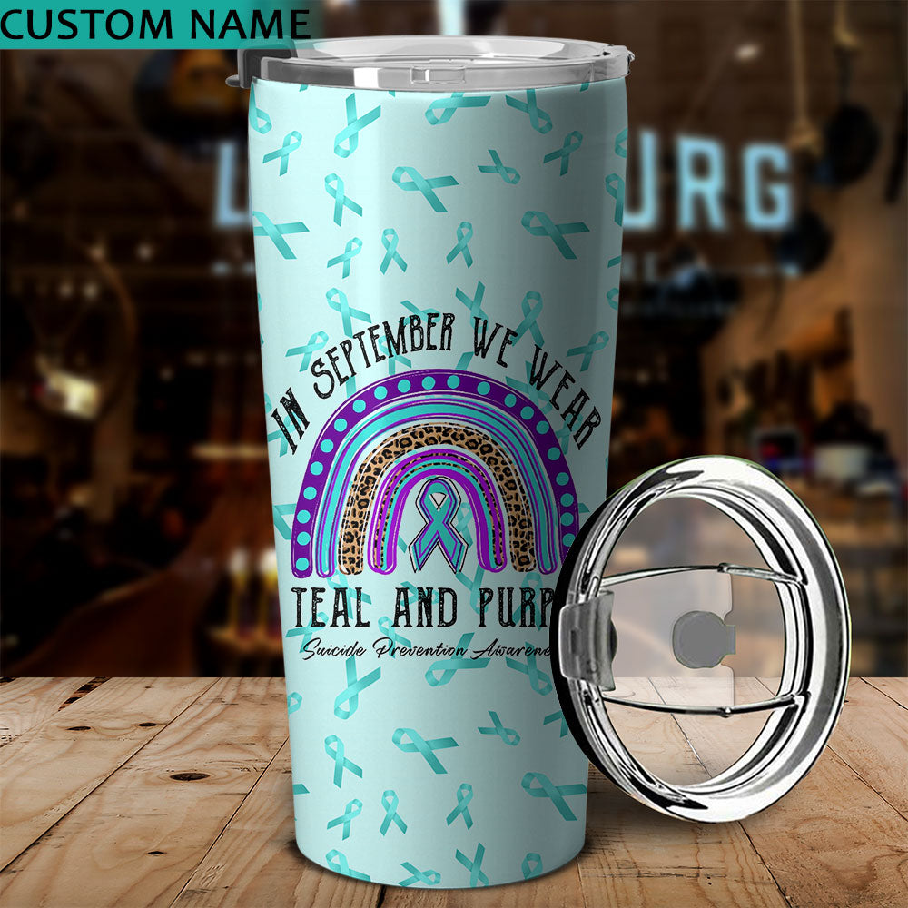 Personalized In September Suicide Prevention Awareness Tumbler - Lahn2508215ki