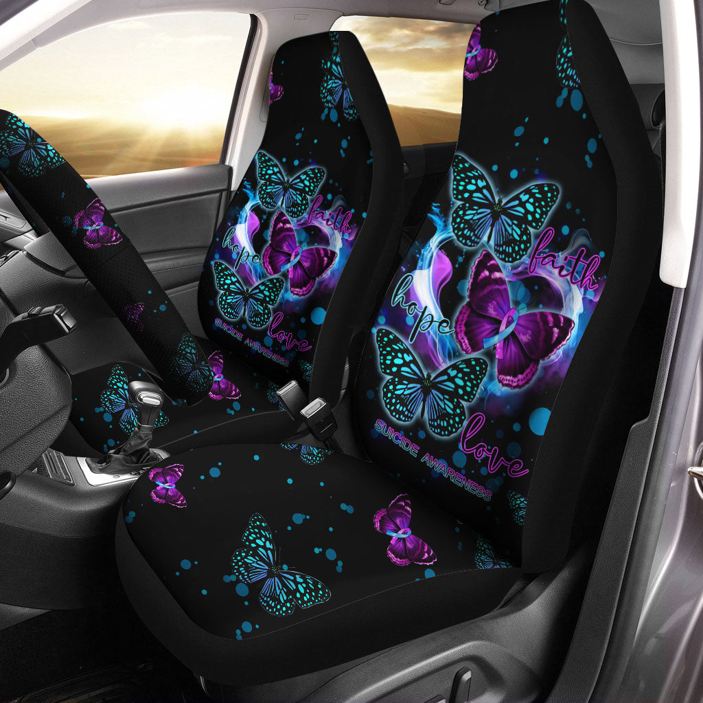 Butterfly Heart Suicide Prevention Awareness Automotive - Lahn2008215ki