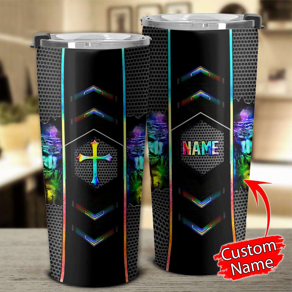Personalized Jesus Cross Tumbler - Tltt0907213