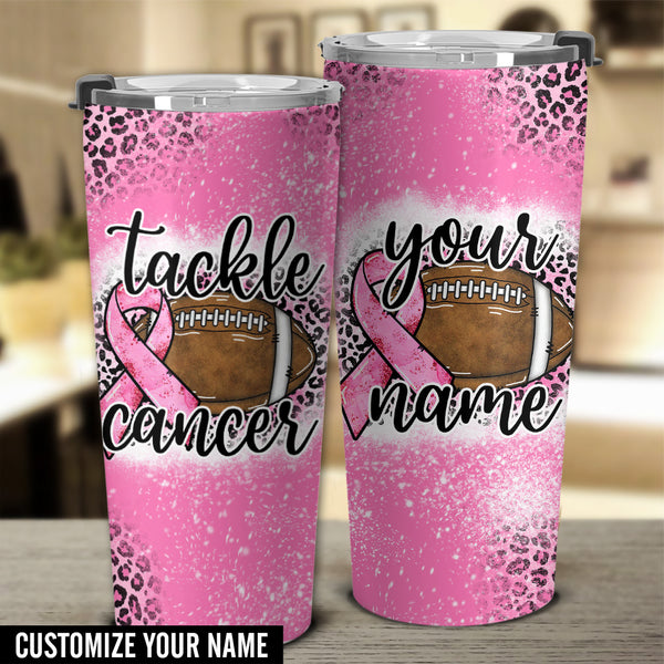 Breast Cancer Awareness  Personalized Tackle Cancer Tumbler - Tlno2709215ki