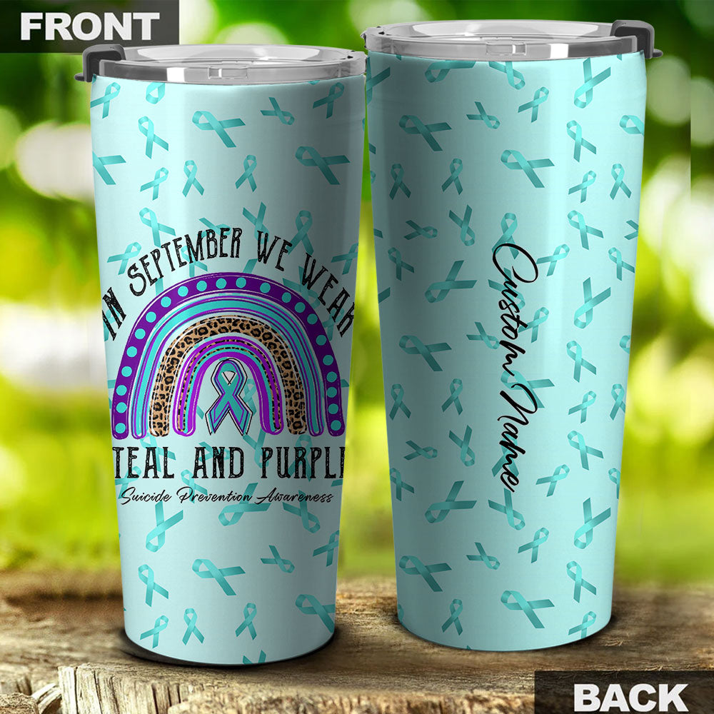 Personalized In September Suicide Prevention Awareness Tumbler - Lahn2508215ki