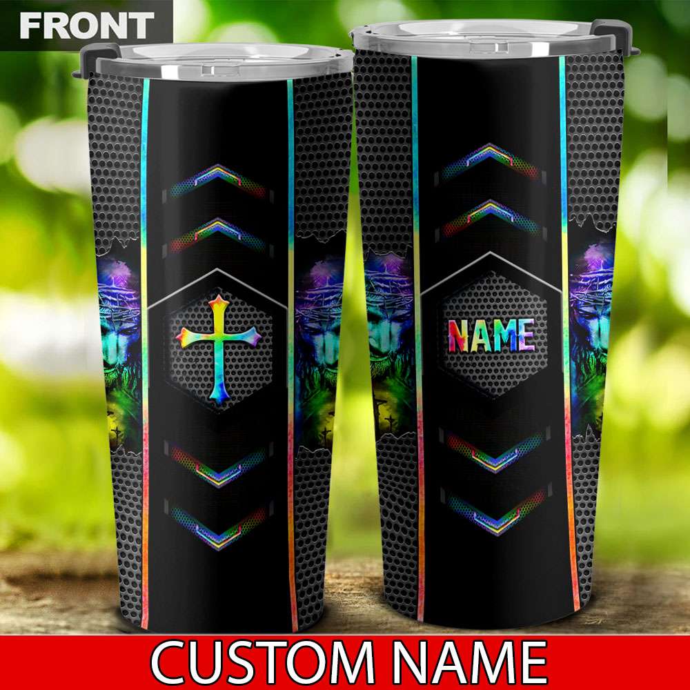 Personalized Jesus Cross Tumbler - Tltt0907213