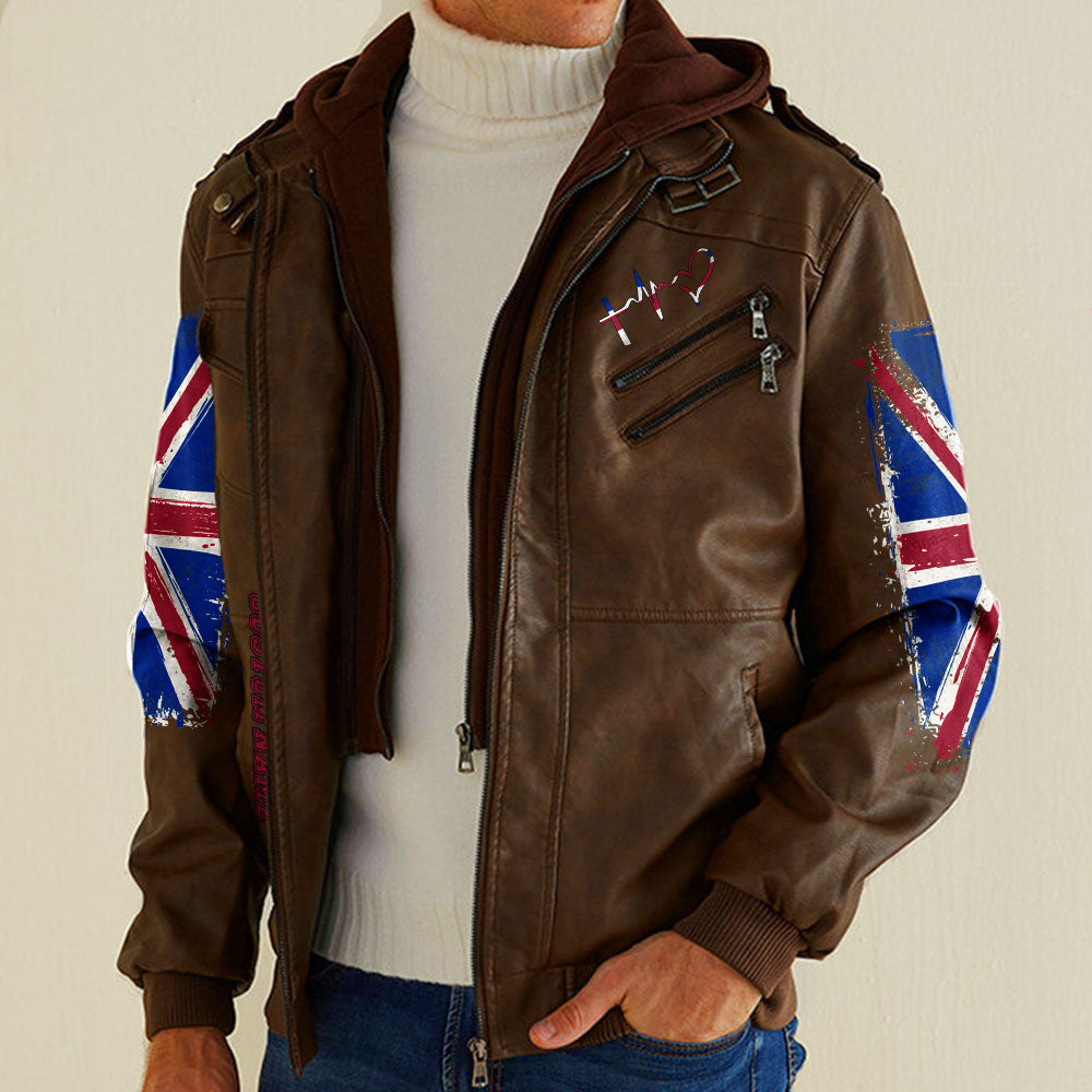 Personalized Never Underestimate An Old Man Leather Jacket - Lahn1110211ki