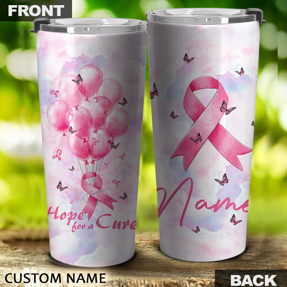 Personalized Breast Cancer Awareness Balloon Tumbler - Tlnh2909215ki
