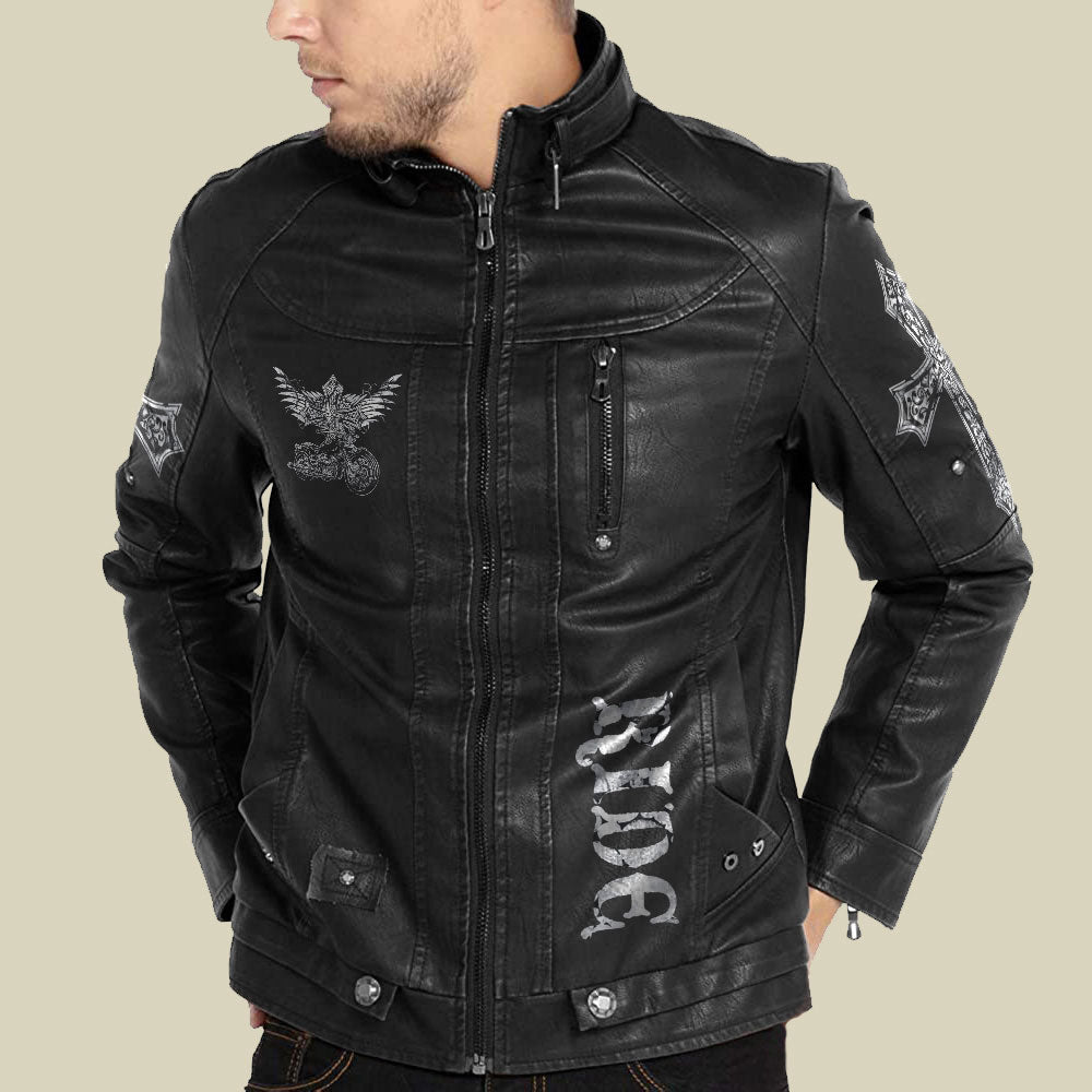Ride With God Leather Jacket - Tlnh1310214