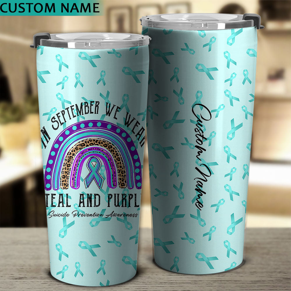 Personalized In September Suicide Prevention Awareness Tumbler - Lahn2508215ki