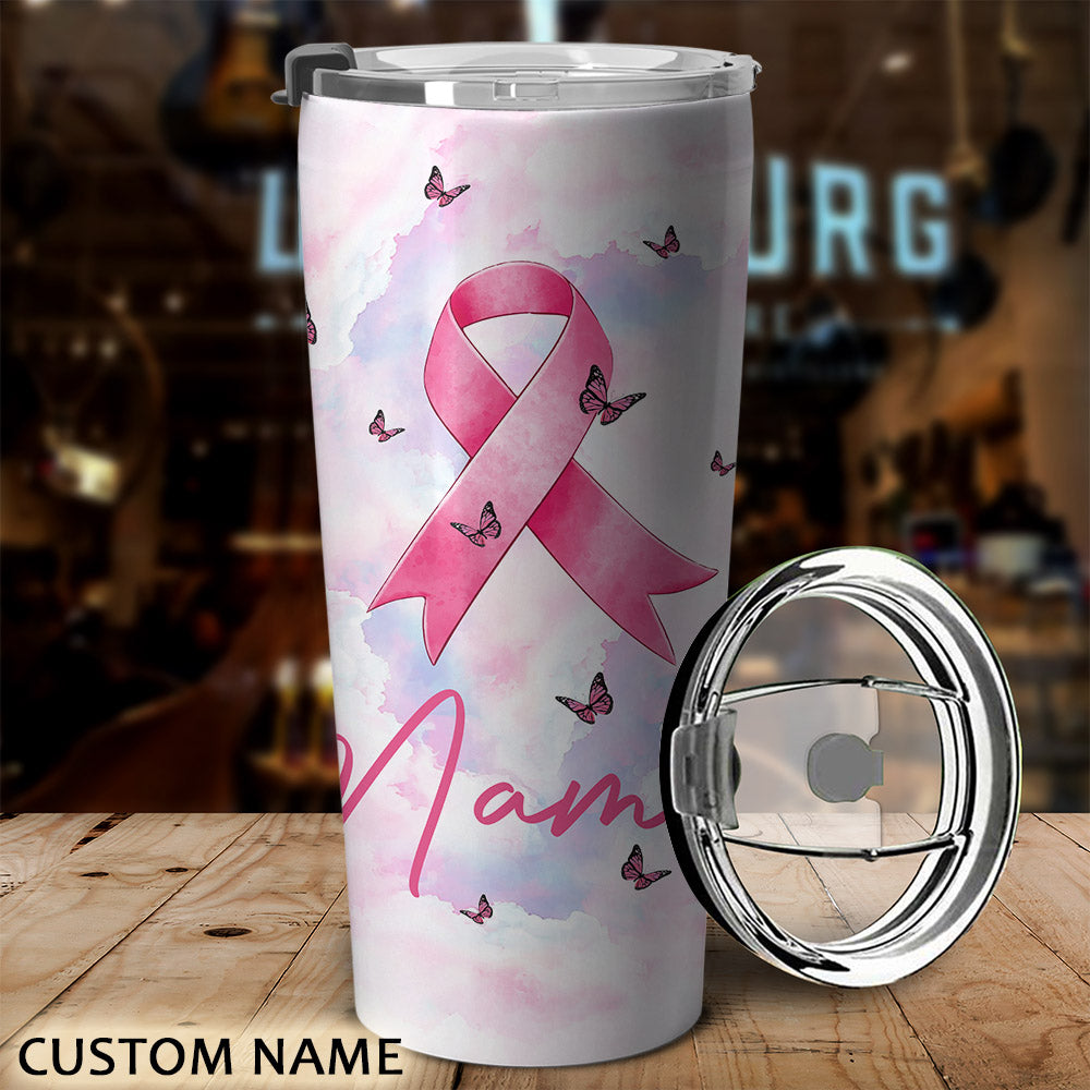 Personalized Breast Cancer Awareness Balloon Tumbler - Tlnh2909215ki