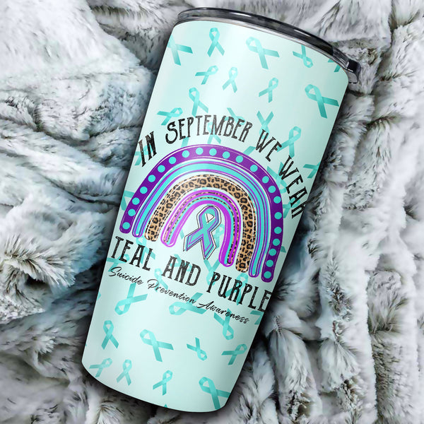 Personalized In September Suicide Prevention Awareness Tumbler - Lahn2508215ki