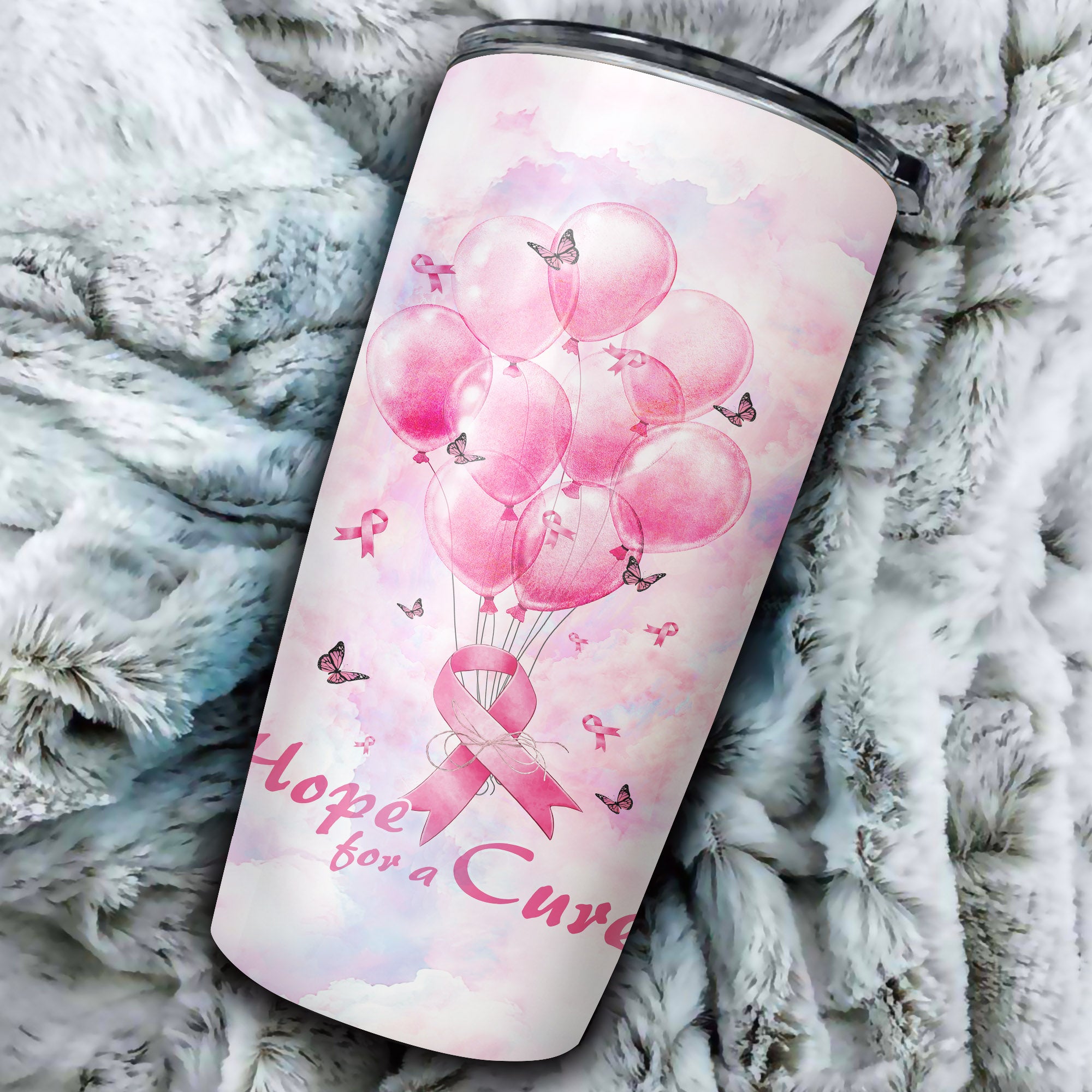 Personalized Breast Cancer Awareness Balloon Tumbler - Tlnh2909215ki