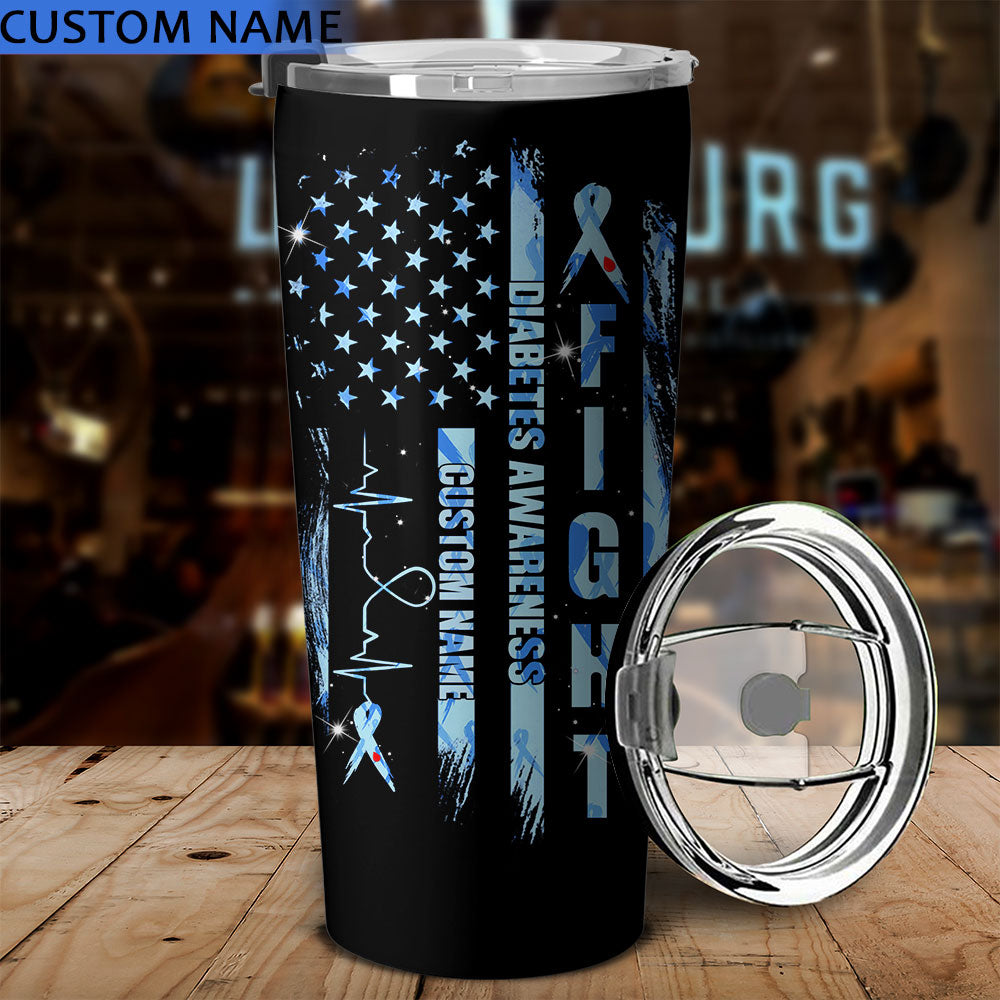 Personalized Diabetes Awareness Tumbler - Lahn1009216ki