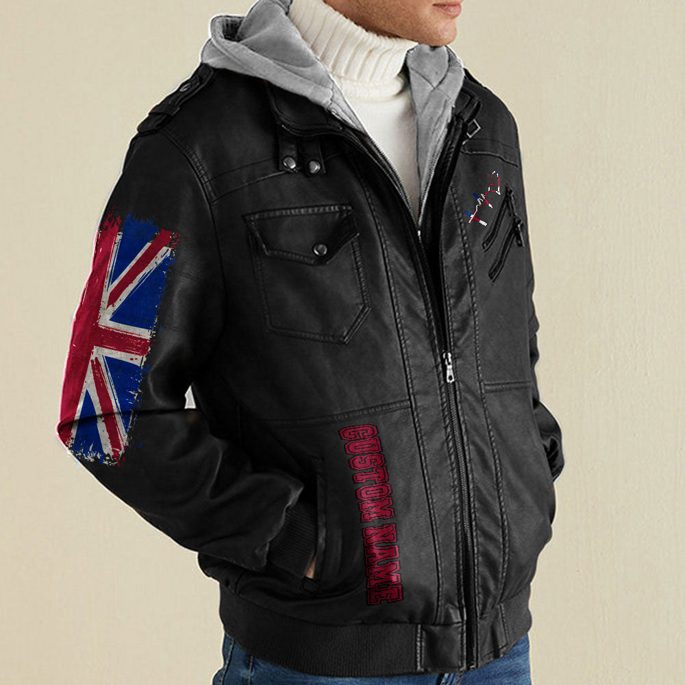 Personalized Never Underestimate An Old Man Leather Jacket - Lahn1110211ki
