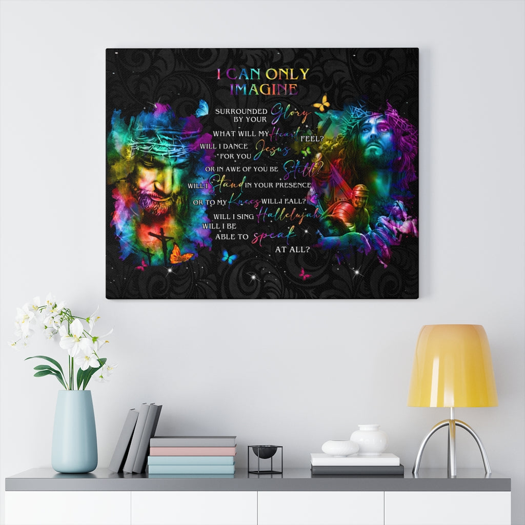 Faith Watercolor Butterfly Canvas - Lahn2509211
