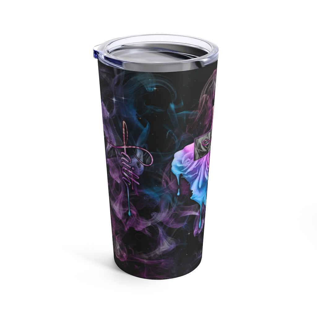 Faith Rose Watercolor Tumbler - Latg1904213ki