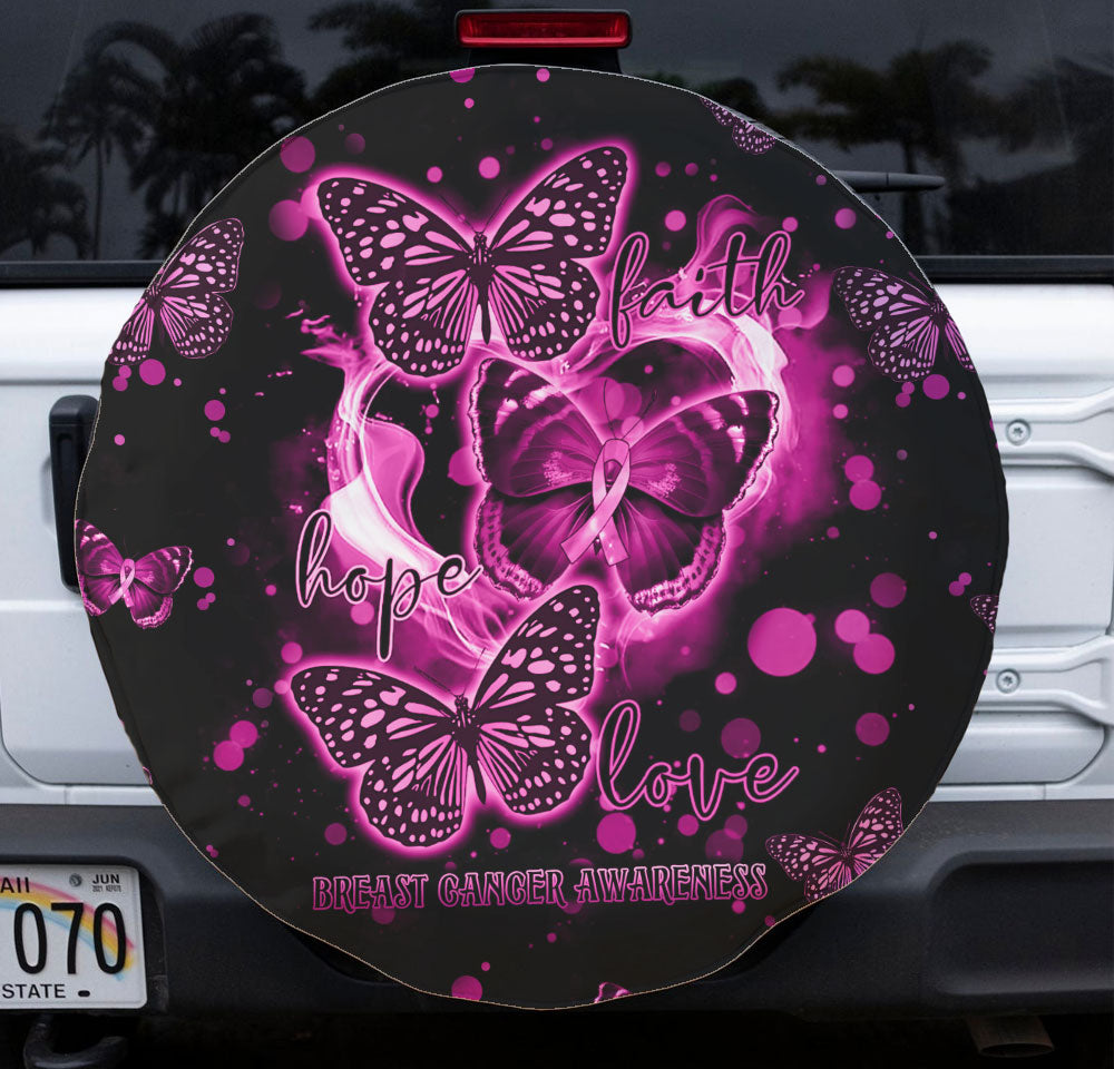 Butterfly Heart Breast Cancer Awareness Automotive - Lahn2009214ki