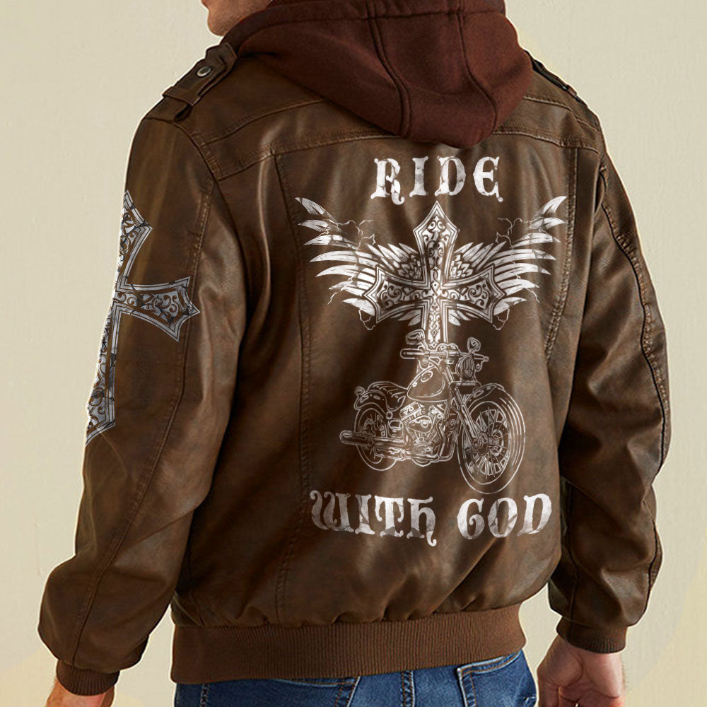 Ride With God Leather Jacket - Tlnh1310214