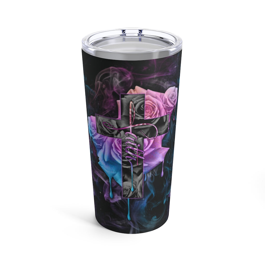 Faith Rose Watercolor Tumbler - Latg1904213ki