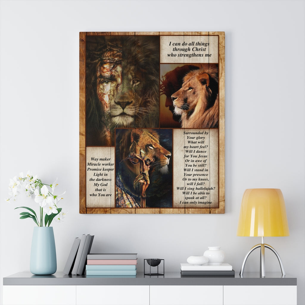 Jesus Lion Canvas - Tlno2809215
