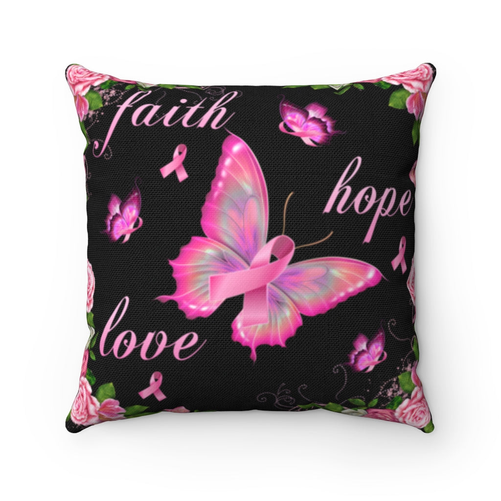Breast Cancer Awareness Butterfly Fhl Pillow - Latg0812204