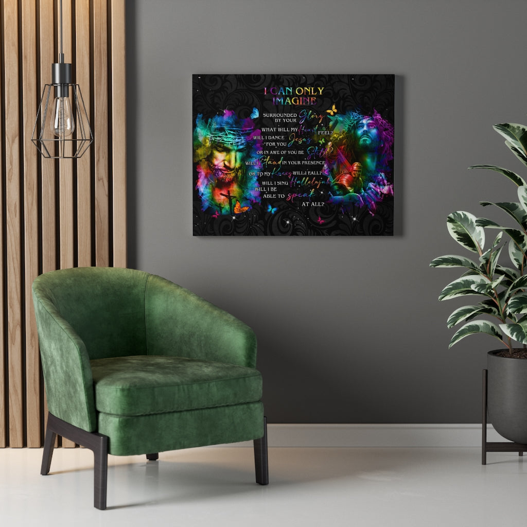 Faith Watercolor Butterfly Canvas - Lahn2509211