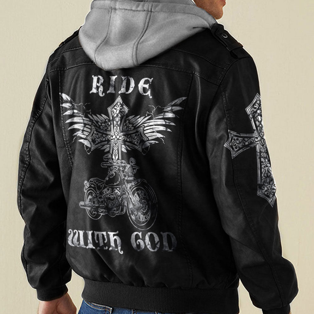 Ride With God Leather Jacket - Tlnh1310214