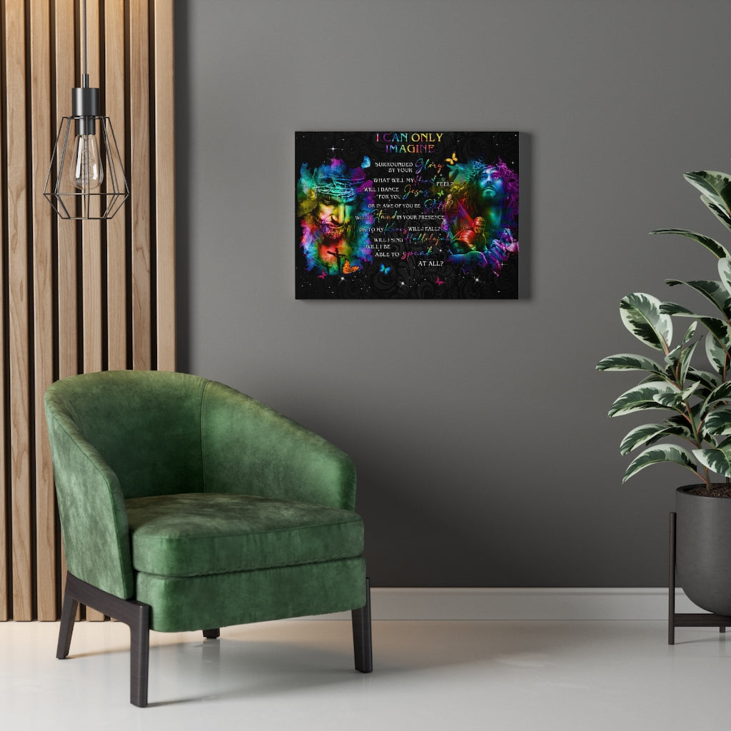 Faith Watercolor Butterfly Canvas - Lahn2509211