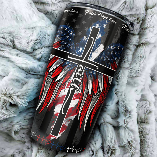 Faith American Wings Tumbler - Tlty2002216Ha