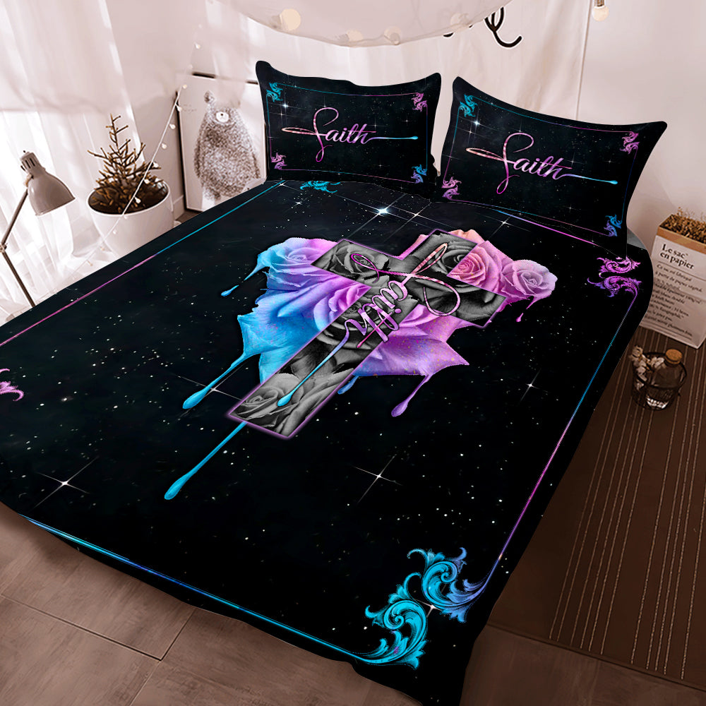 Rose Watercolor Bedding Set - Latg2804212HA
