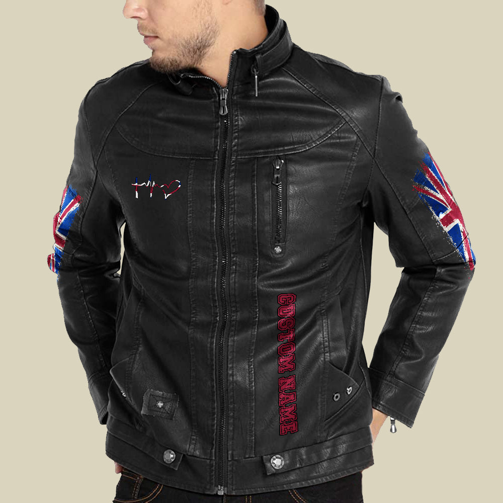 Personalized Never Underestimate An Old Man Leather Jacket - Lahn1110211ki