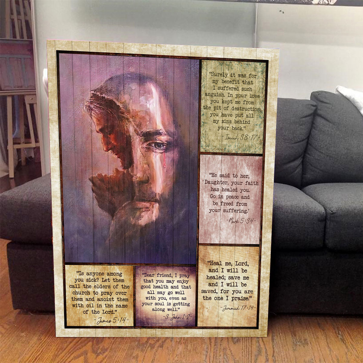 Jesus Crying Canvas - Tltr2209215