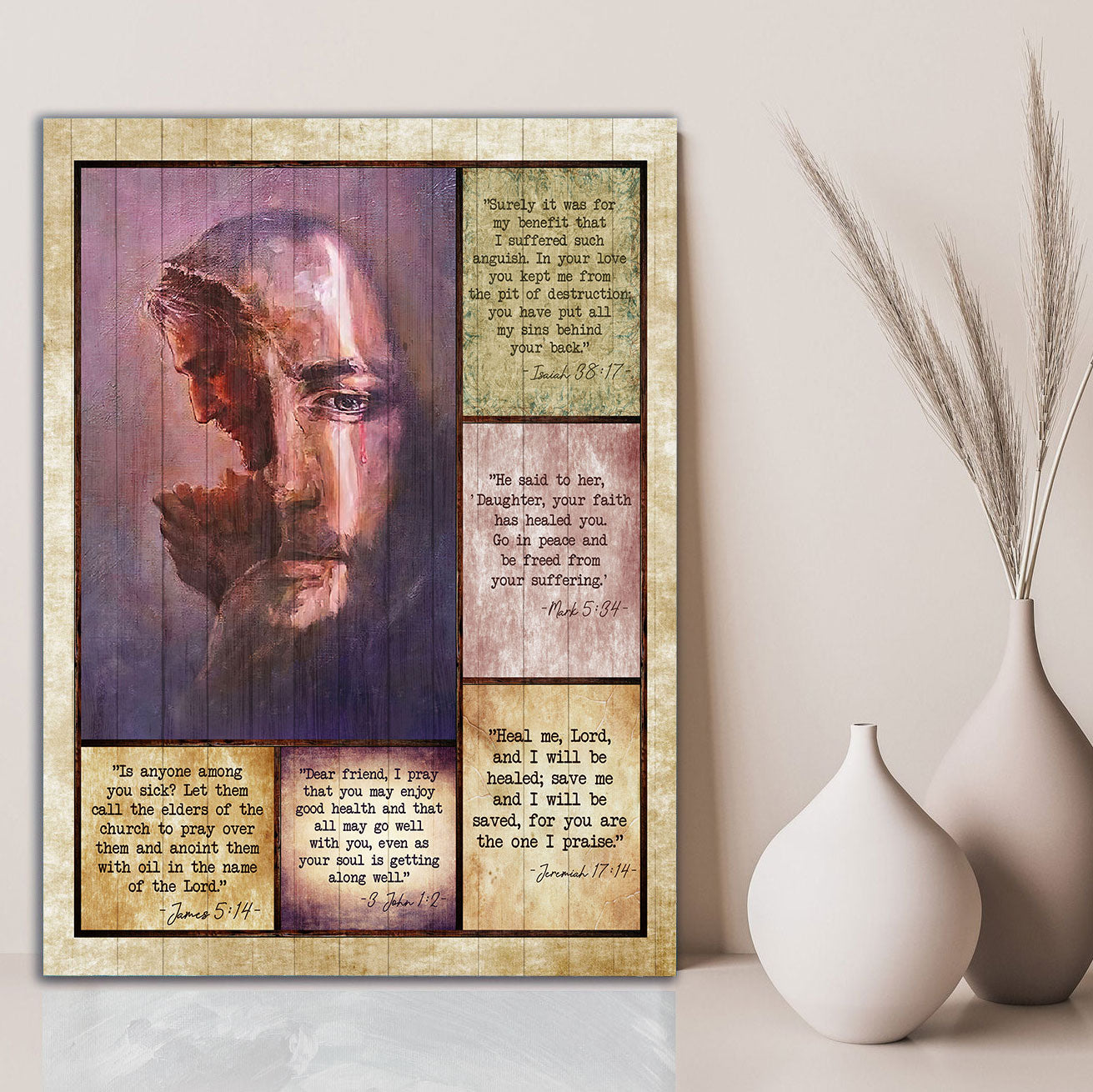 Jesus Crying Canvas - Tltr2209215