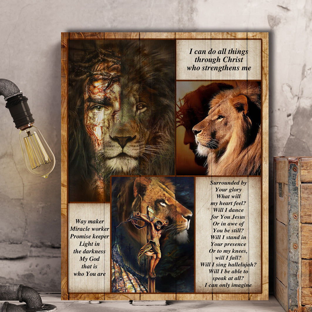 Jesus Lion Canvas - Tlno2809215