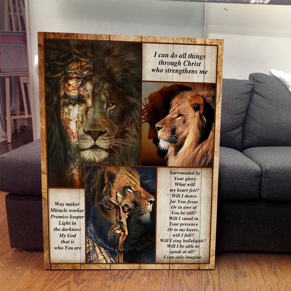 Jesus Lion Canvas - Tlno2809215