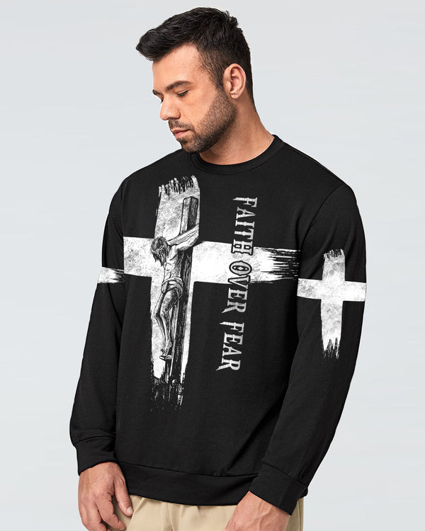 A Child Of God A Man Of Faith Men's Christian Sweatshirt