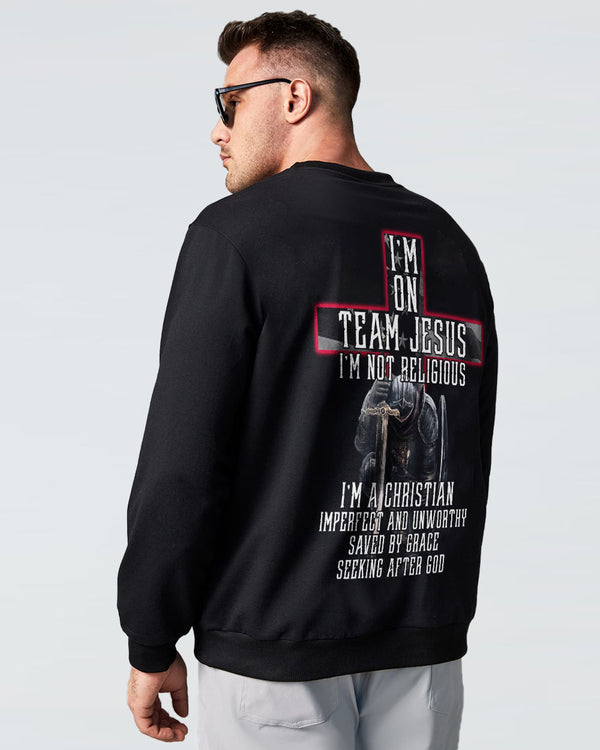 I'm On Team Jesus Men's Christian Sweatshirt