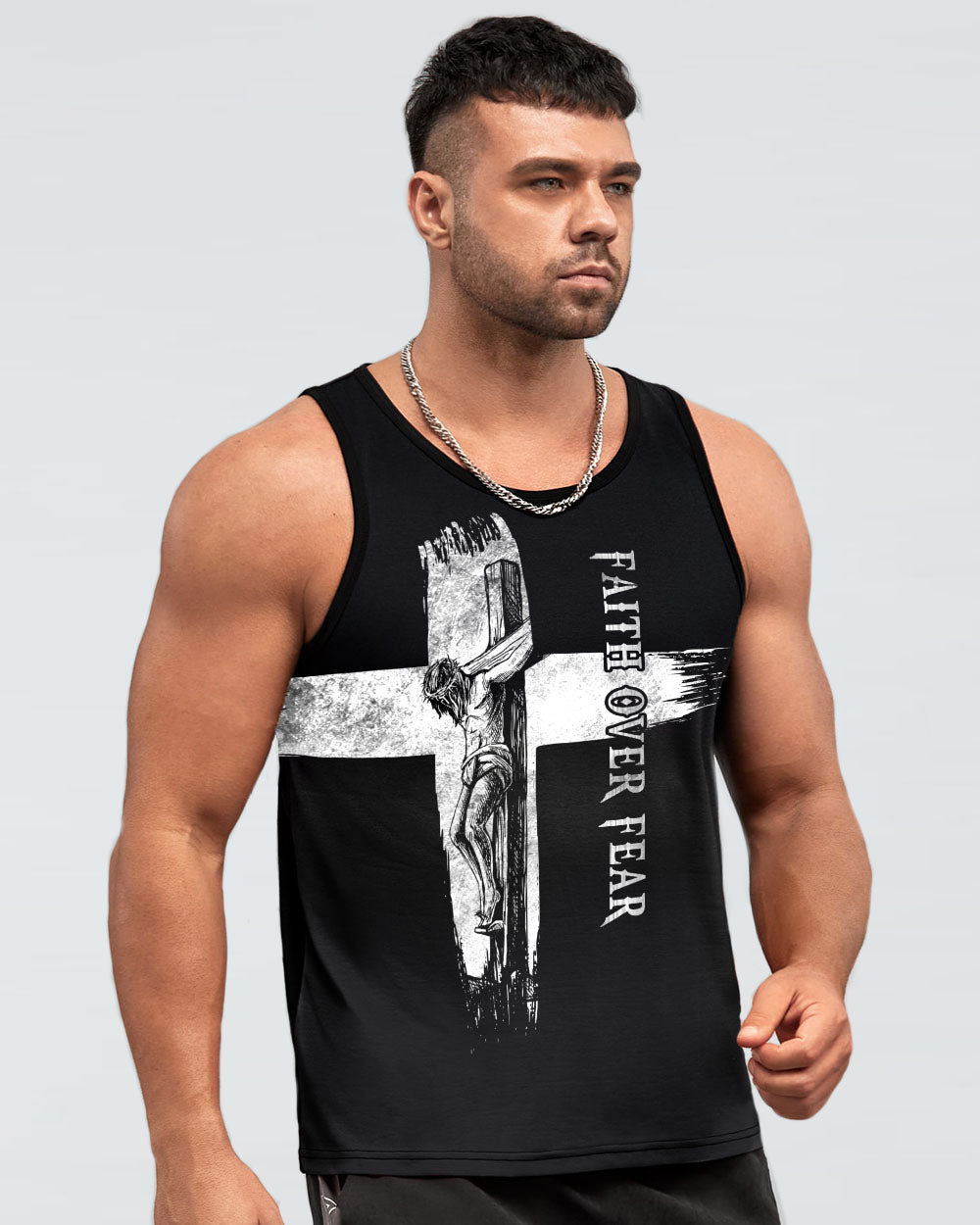 A Child Of God A Man Of Faith Men's Christian Tanks