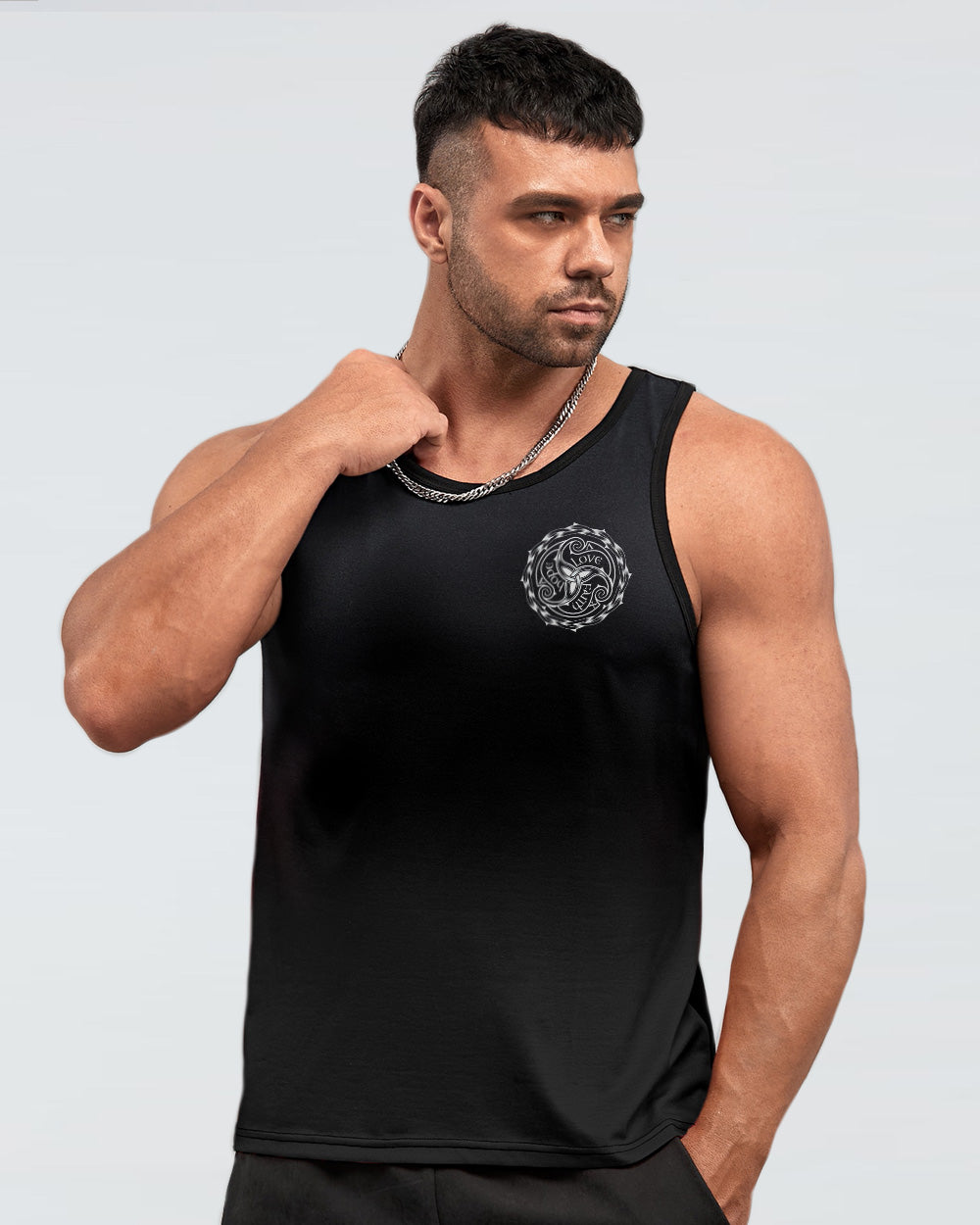 Celtic Cross Wings With Eagle Men's Christian Tanks