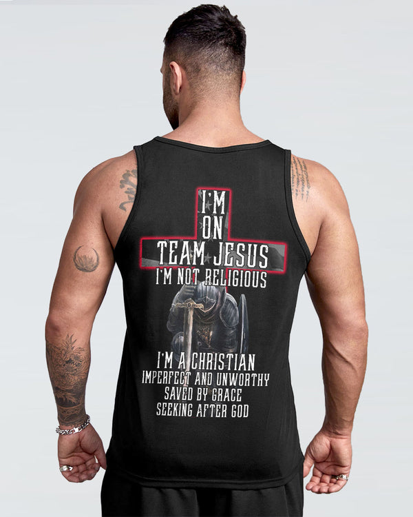 I'm On Team Jesus Men's Christian Tanks