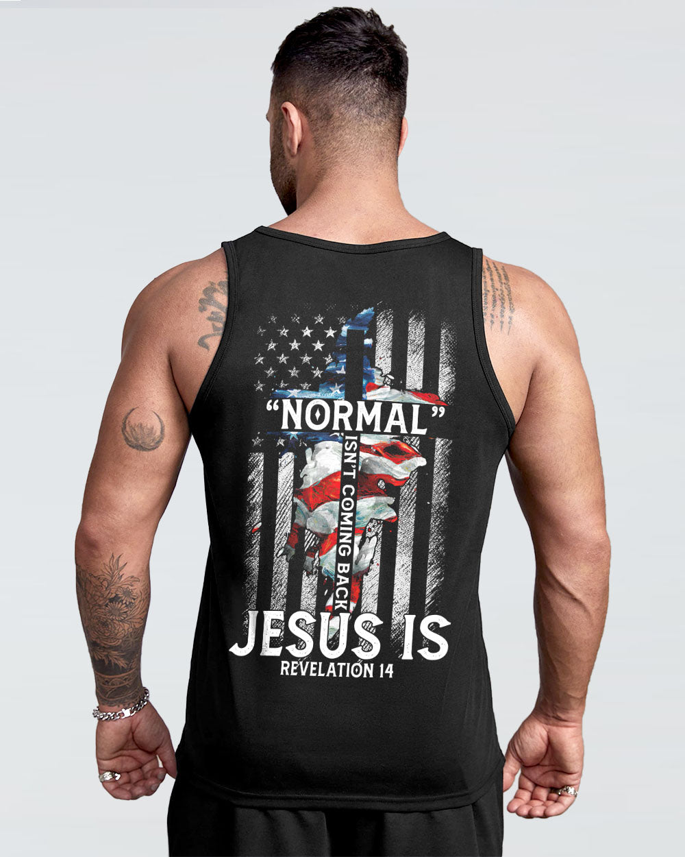 Normal Isn't Coming Back Men's Christian Tanks